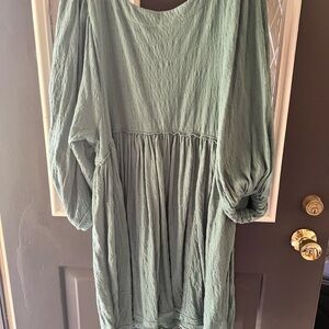 Free People Beach three quarter Sleeve Dress